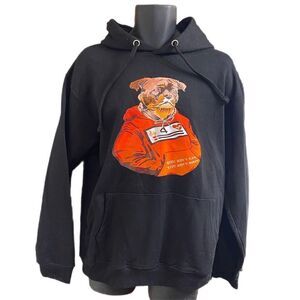 Gemrock Lit Black Hoodie Size Large